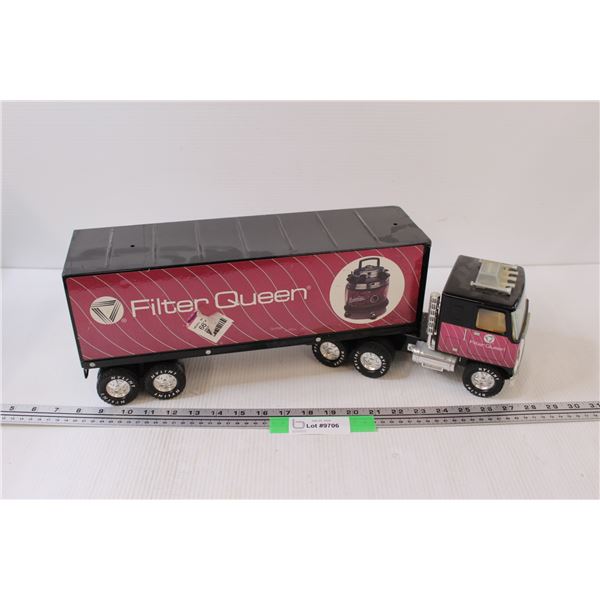 Semi Cab Over & Trailer Toy (Some Wear)