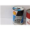 Image 2 : (3) Shell Motor Oil Cans - 6" Tall