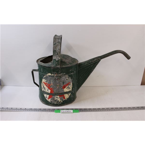 Texaco Oil Can/Pourer - 16" x 25"