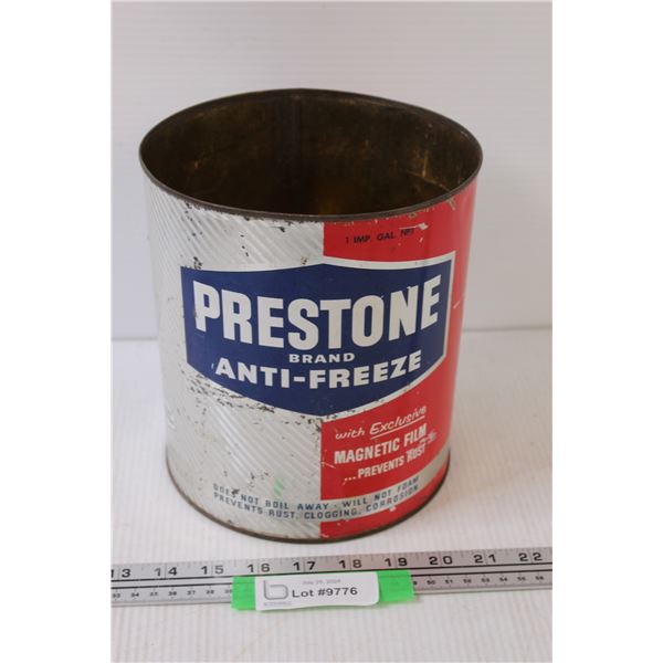 Prestone Anti-Freeze Tin - 8" x 7"