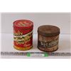 Image 1 : (2) Tobacco Tins - 5" & 4" Tall