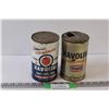 Image 1 : (2) Havoline Motor Oil Tins - 6.5" Tall