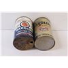 Image 5 : (2) Havoline Motor Oil Tins - 6.5" Tall