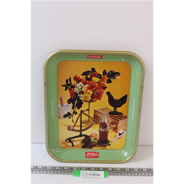 Coca Cola Metal Serving Tray - 13" x 11"