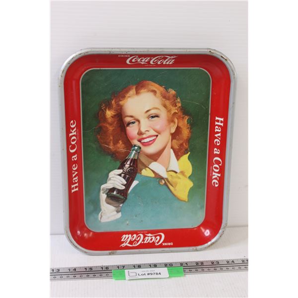 Coca Cola Metal Serving Tray - 13" x 11"