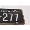 Image 2 : Saskatchewan License Plate 1960