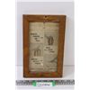 Image 1 : Fire Extinguisher Instructions in Wooden Frame - 11" x 7"