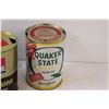 Image 3 : (3) Motor Oil Tins - 6" - Petro Canada & Quaker State