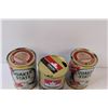 Image 4 : (3) Motor Oil Tins - 6" - Petro Canada & Quaker State