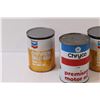Image 2 : (3) Motor Oil Tins - 6" - Chevron & Chrysler