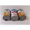 Image 3 : (3) Motor Oil Tins - 6" - Chevron & Chrysler