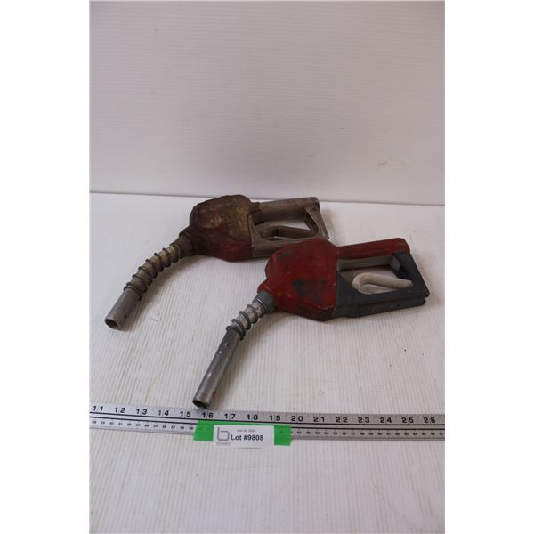 (2) Gas Pump Handles - untested