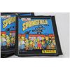 Image 5 : (15) The Simpsons Booster Pack Cards - (11) The Simpsons Sticker Packs - Simpsons Rackz Memo Pad - S