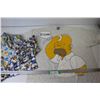 Image 1 : (2) Pairs of Simpsons Shorts (Size Lg) - Homer Simpson T-Shirt (Size Xl)