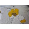 Image 2 : (2) Pairs of Simpsons Shorts (Size Lg) - Homer Simpson T-Shirt (Size Xl)