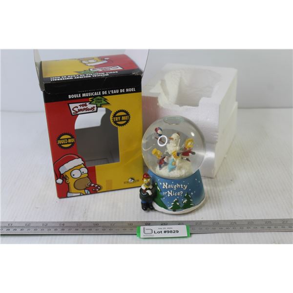 Simpsons Snow Globe (working - in box)