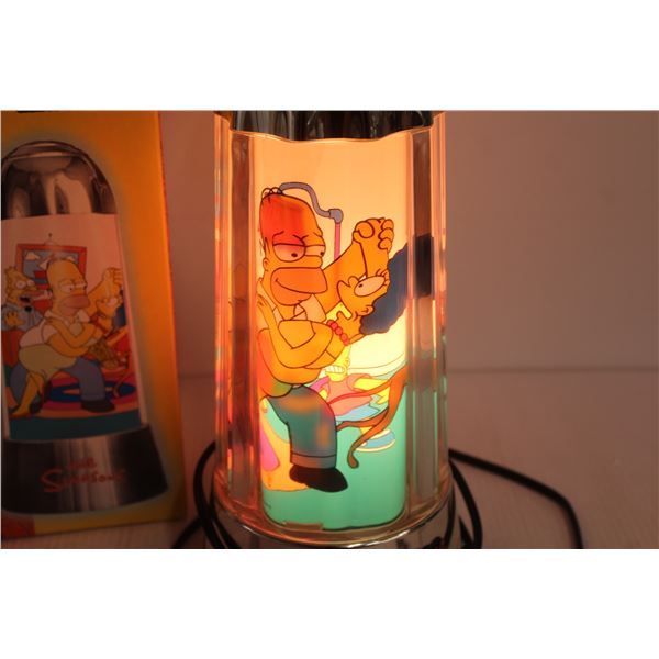The Simpsons Motion Lamp (working - in box) - Bodnarus Auctioneering