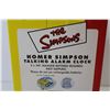 Image 5 : The Simpsons - Homer Talking Alarm Clock (in box - looks unused)