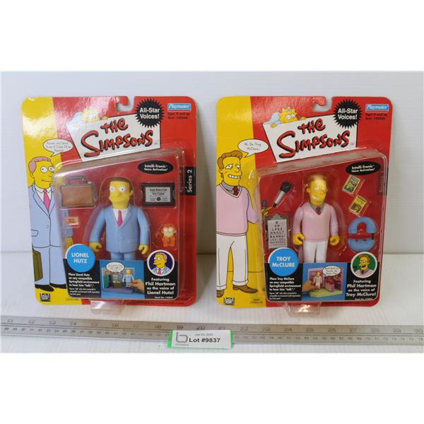 The Simpsons - (2) Figurines All Star Voices (NIB)