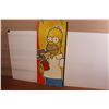 Image 1 : Homer Simpson Plastic Sign (holes - cracks - 24" x 56")