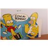 Image 4 : Simpsons Cow-A- Bunga! Lays Potato Chip Cardboard Sign (54" x 30")