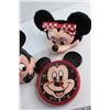 Image 2 : (3) Disney Collectibles - Minnie Mouse Cap, Mickey Clock and Minnie Storage Box