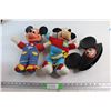 Image 1 : (2) Mickey Mouse Dolls and Hat - Disney