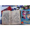Image 2 : (8) Disney Collectibles -Mickey Mouse Books, Pennants, Toys