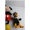 Image 4 : (2) Disney Mickey Mouse Plushes and Daffy Duck Plush