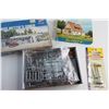 Image 2 : (3) Model Railway Building Kits and Lamps