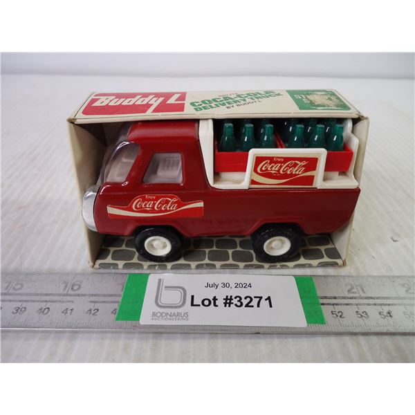 Vintage Buddy L Coca Cola Delivery Truck- 5" Long