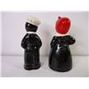 Image 4 : Vintage Black Americana Aunt Jemima and Uncle Ben Salt and Peppers