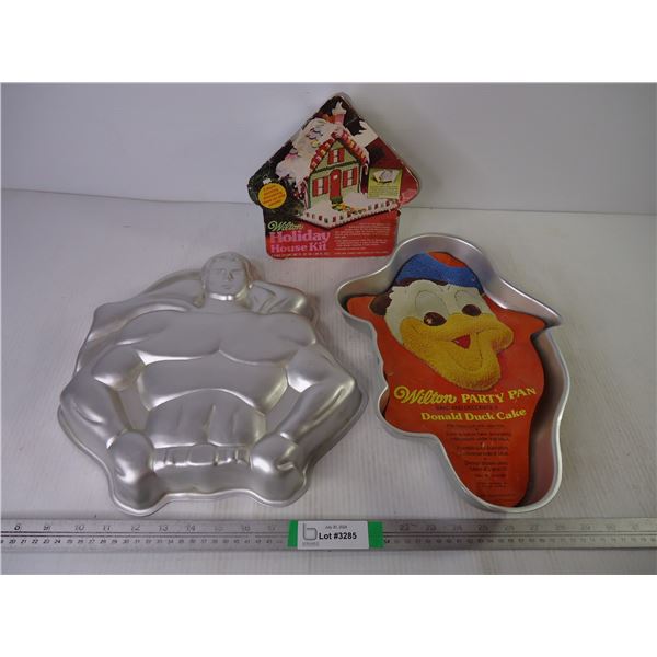 (3) Vintage Wilton Cake Pans