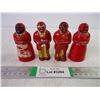 Image 1 : Vintage Black Americana- (2) Pairs of Plastic Aunt Jemima "Mammy" Salt/Peppers