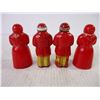 Image 3 : Vintage Black Americana- (2) Pairs of Plastic Aunt Jemima "Mammy" Salt/Peppers