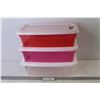 Image 1 : (3) Essentials Plastic Containers