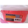 Image 2 : (3) Essentials Plastic Containers