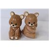 Image 3 : (2) Pairs of Vintage Salt & Pepper Shakers (Teddy Bears & Asian)
