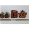 Image 1 : (3) Sets of Vintage Salt & Pepper Shakers (Kelowna BC - Maple Creek Canada - Full of Outhouses)