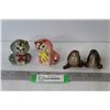 Image 1 : (2) Sets of Vintage Salt & Pepper Shakers (Cats & Walrus)