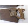 Image 3 : (2) Vintage Hand Saws