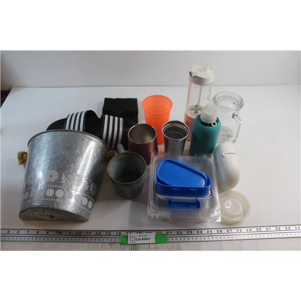 Planter, Slippers and Misc.