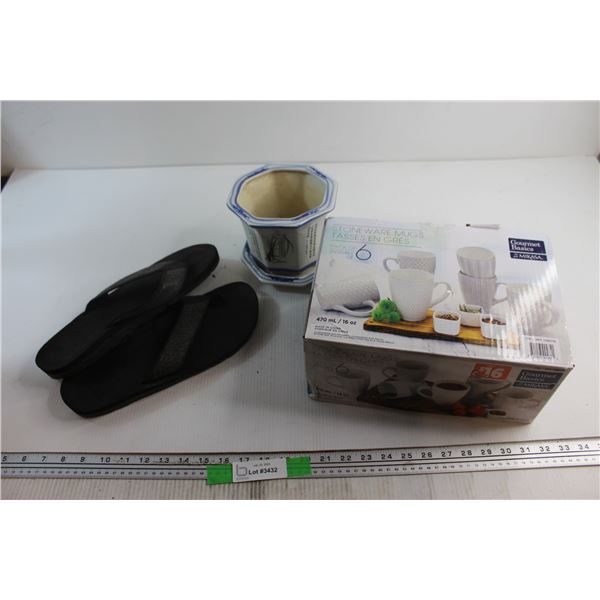 Slippers, Planter and Mug Kit