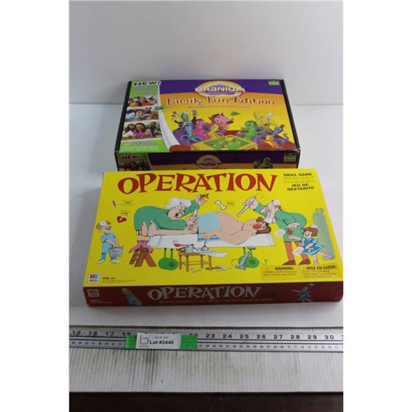 Cranium and Operation Family Games