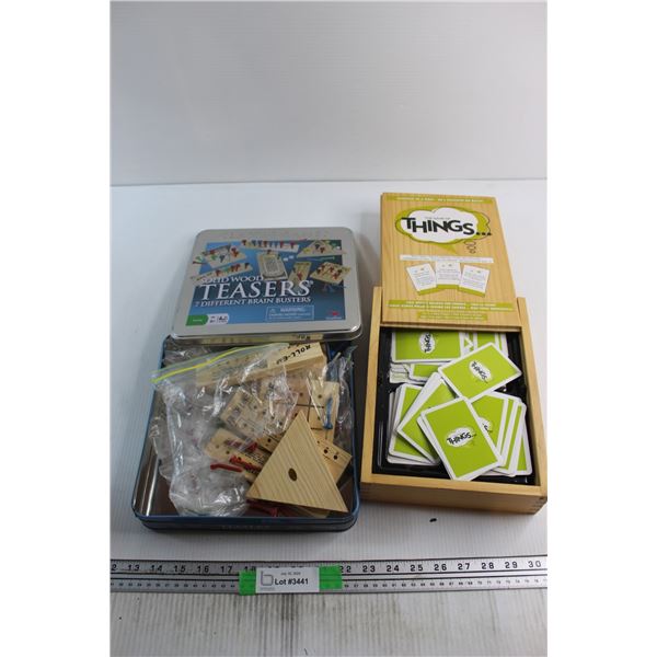 Solid Wood Teasers and The Game of Things Games