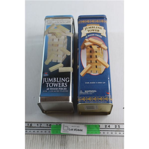 (2) Jumbling Towers Games