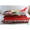 Image 1 : Assorted Christmas Wraps, Bags and Container
