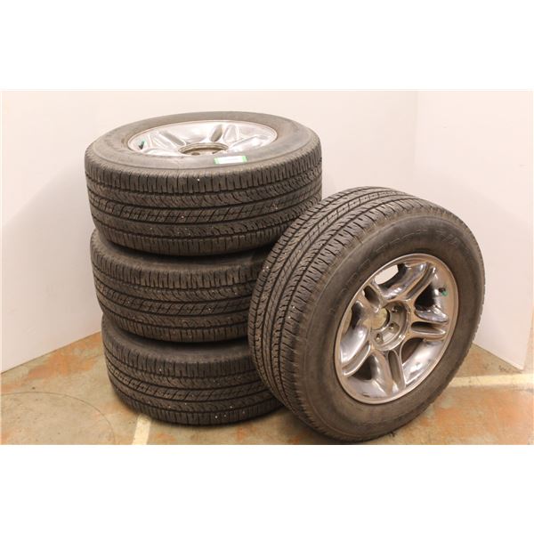 * (4) Goodrich Tires with Rims - P275/60R17