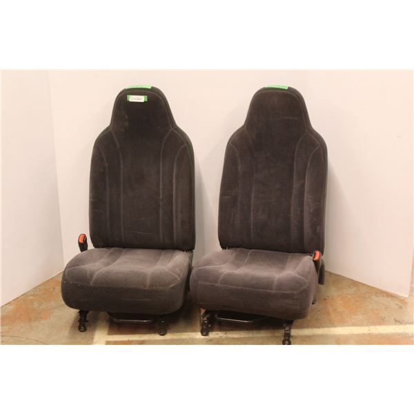 * Pair Of Automotive Bucket Seats - Both Measure 36" High
