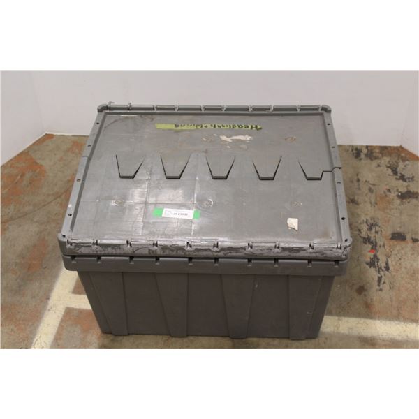 *(3) Heavy Duty Plastic Shipping Totes